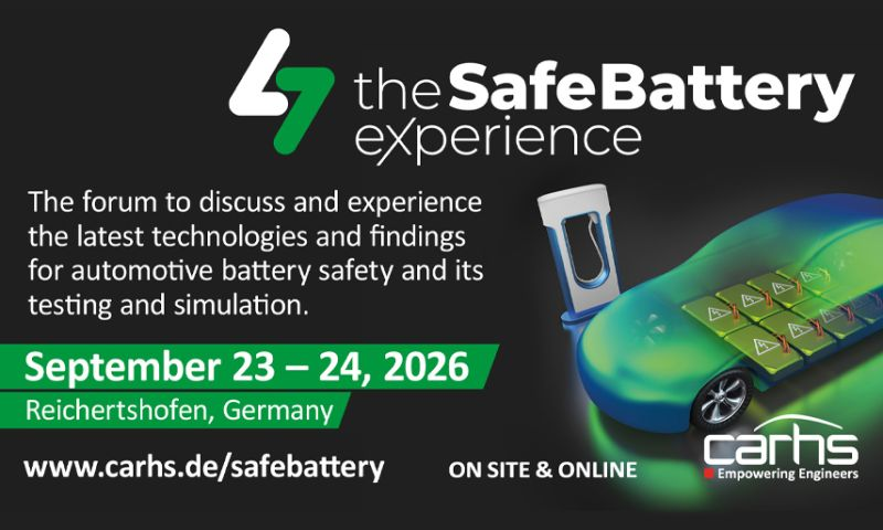 The Safe Battery Experience – 23. bis 24. September 2026, carhs
